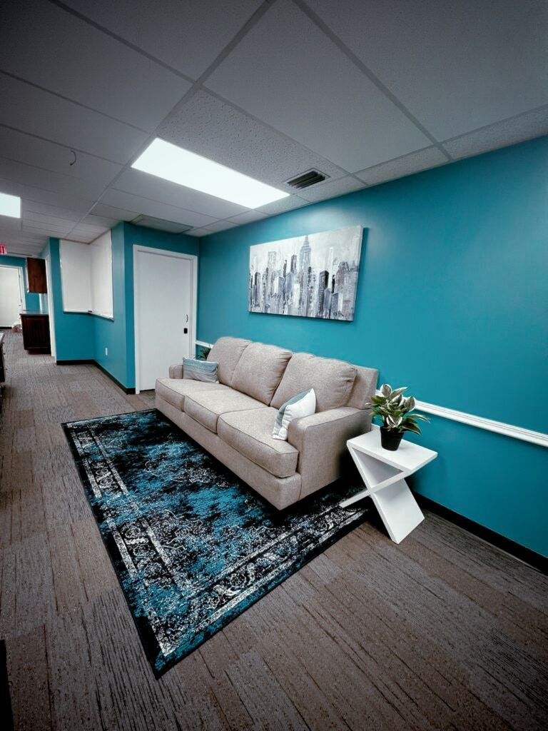 Waiting area at SL Treatment Center